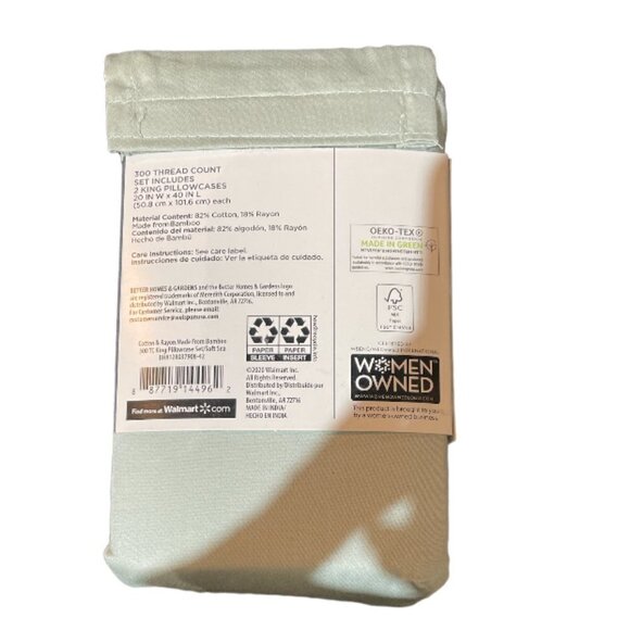 NWT Better Homes & Gardens Signature Soft Pillowcase Various Sizes Available - Picture 4 of 4